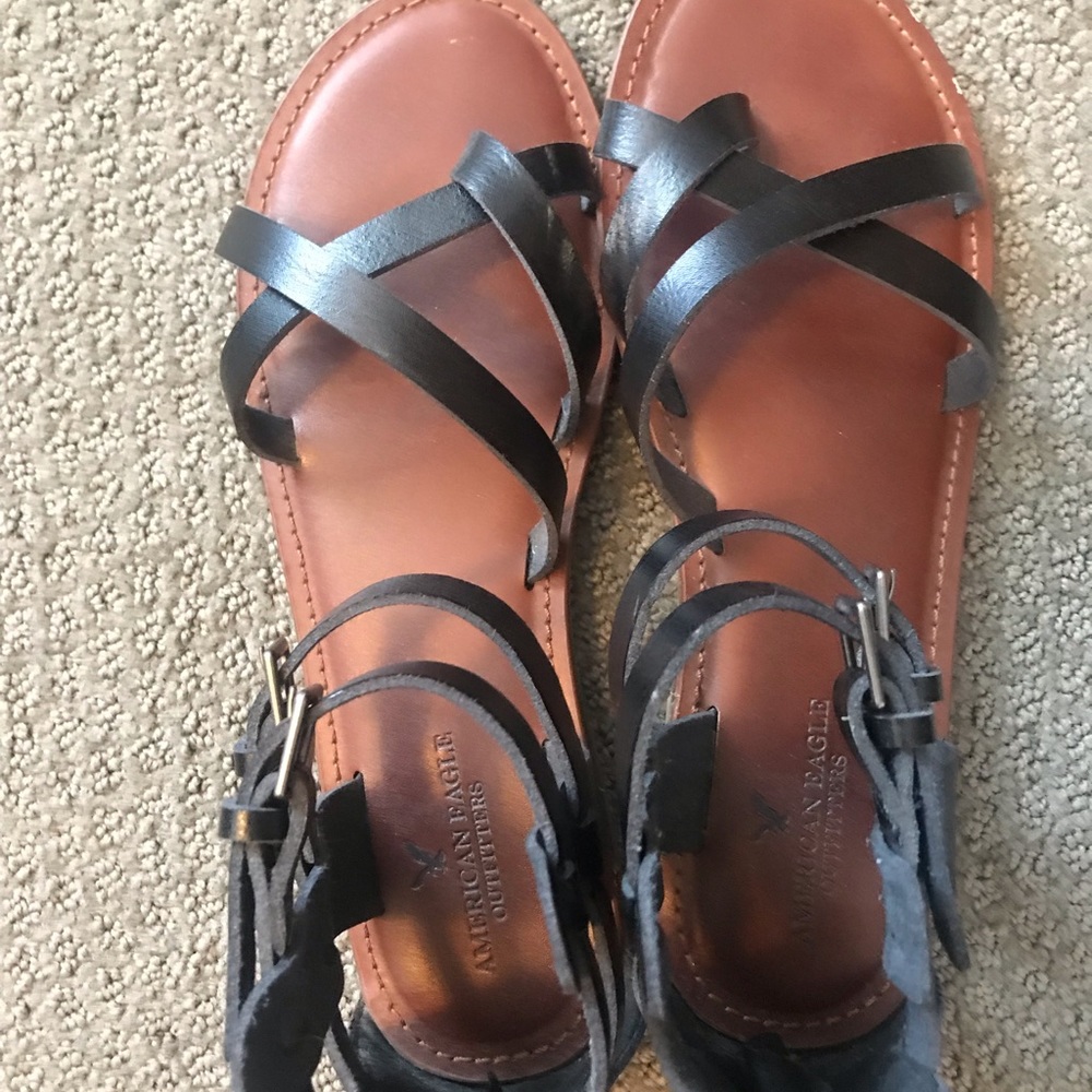 American Eagle Sandal Black 8
